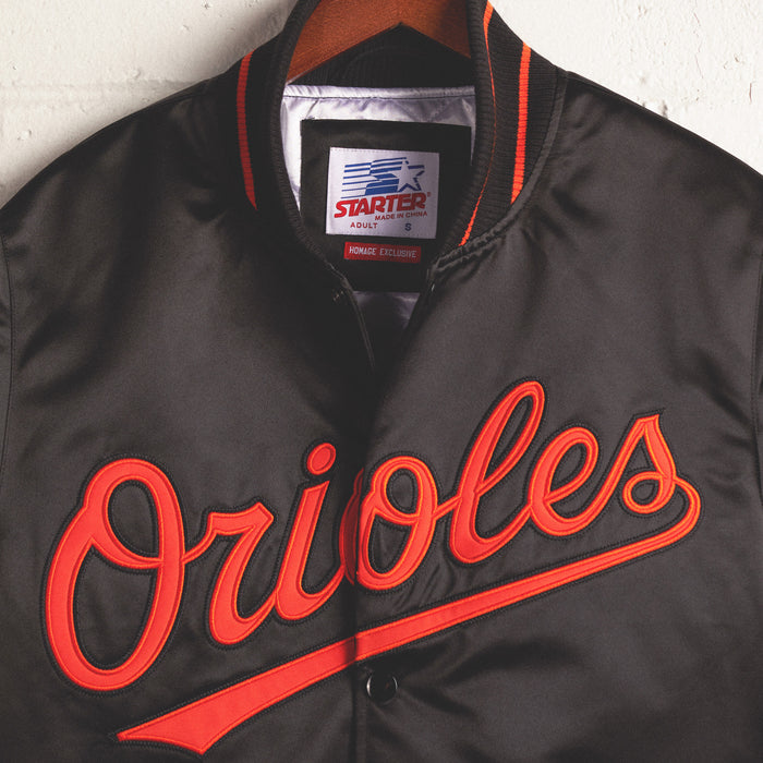 HOMAGE X Starter Orioles Heavyweight Satin Jacket