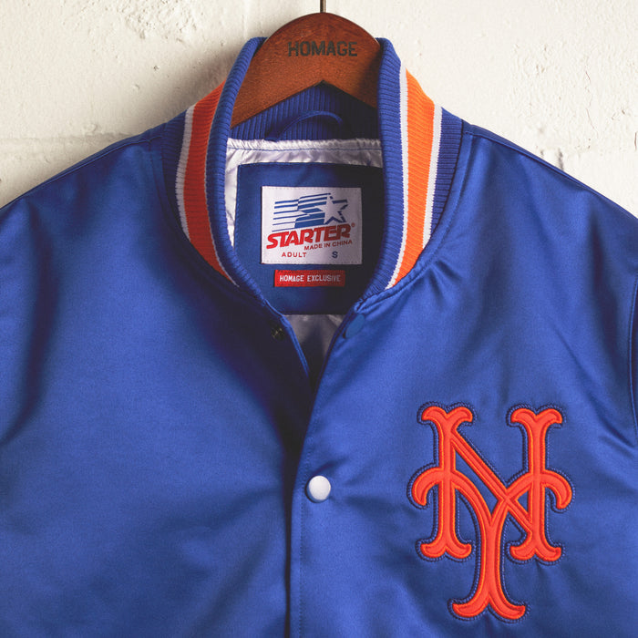 HOMAGE X Starter Mets Heavyweight Satin Jacket