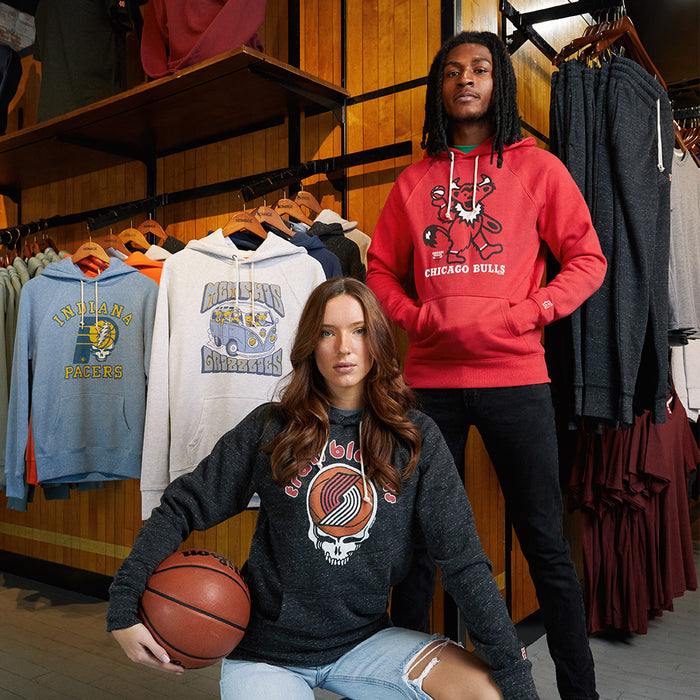 NBA x Grateful Dead x Trail Blazers Hoodie