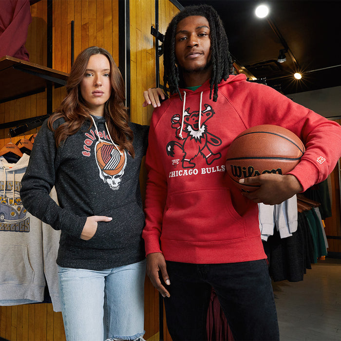 NBA x Grateful Dead x Bulls Hoodie