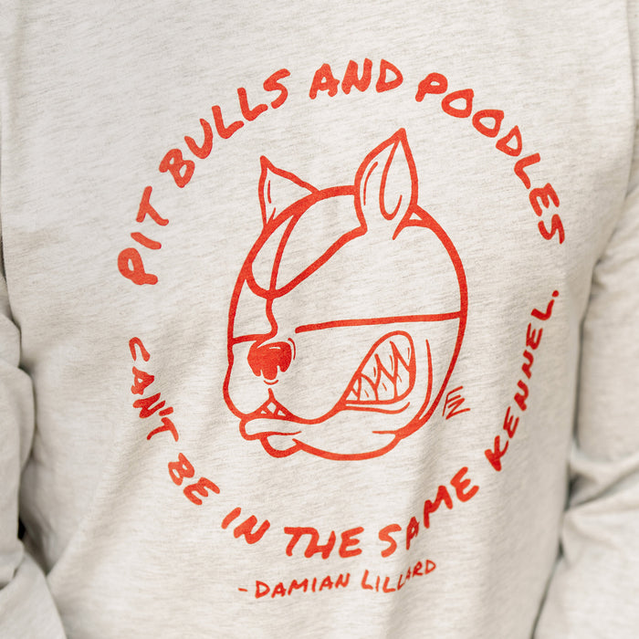 Pit Bulls And Poodles Damian Lillard Long Sleeve Tee