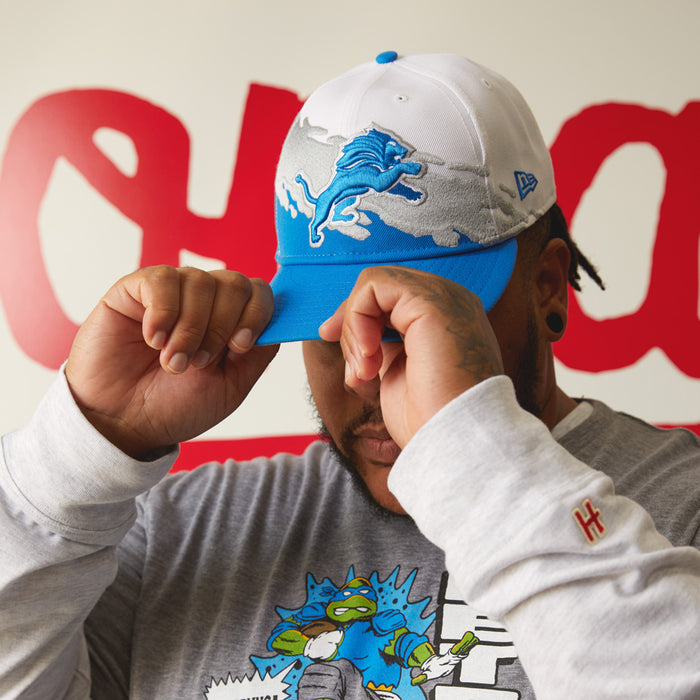 HOMAGE x New Era Detroit Lions Retro 9FIFTY Color Splash Hat