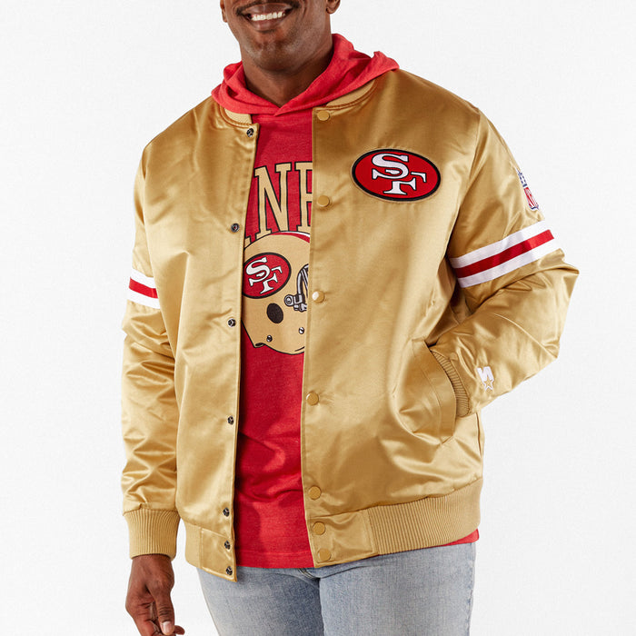 HOMAGE X Starter 49ers Heavyweight Satin Jacket