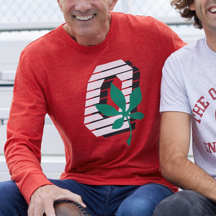 Ohio State Buckeye Leaf Long Sleeve Tee