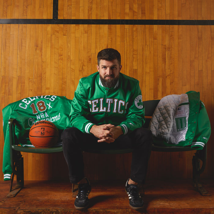 HOMAGE X Starter Celtics Heavyweight Satin Jacket