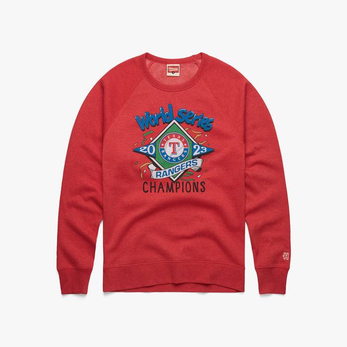 2023 World Series Champions Rangers Crewneck