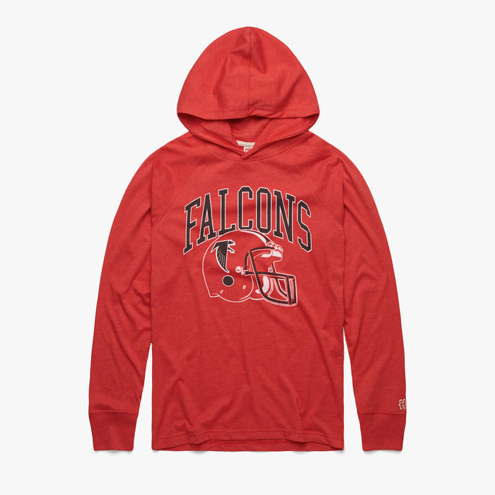 Atlanta Falcons Helmet Retro Lightweight Hoodie