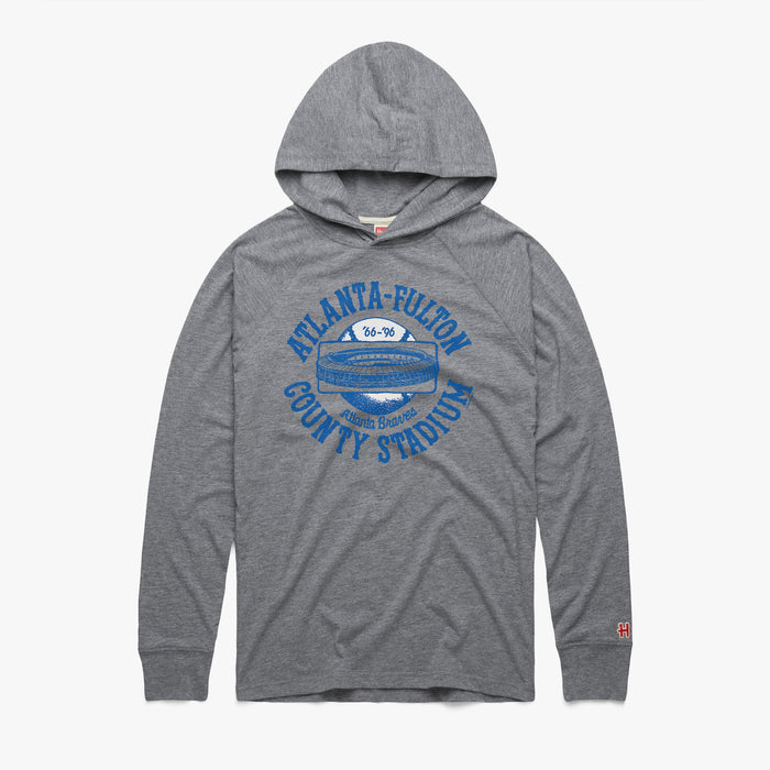 Atlanta-Fulton County Stadium Lightweight Hoodie