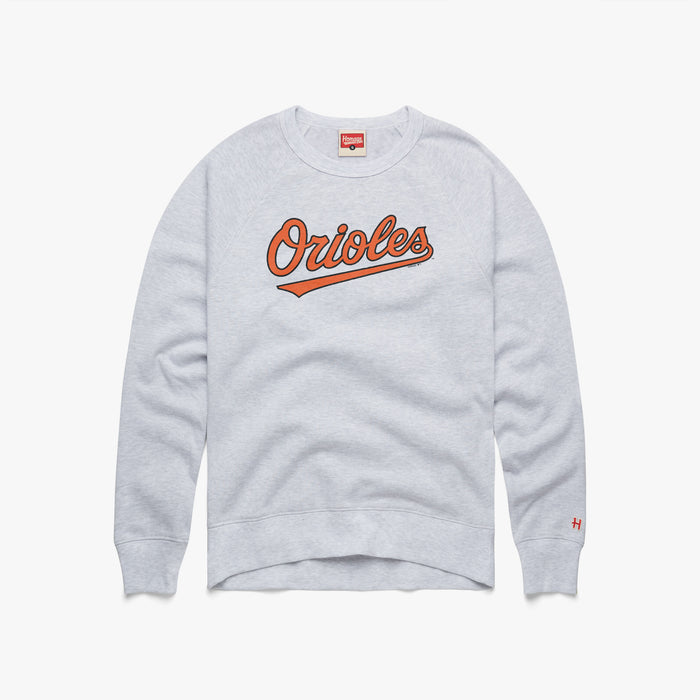 Baltimore Orioles Jersey Logo '04 Crewneck