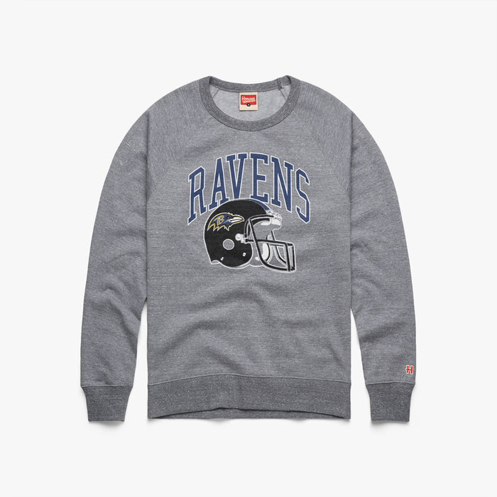 Baltimore Ravens Helmet Crewneck