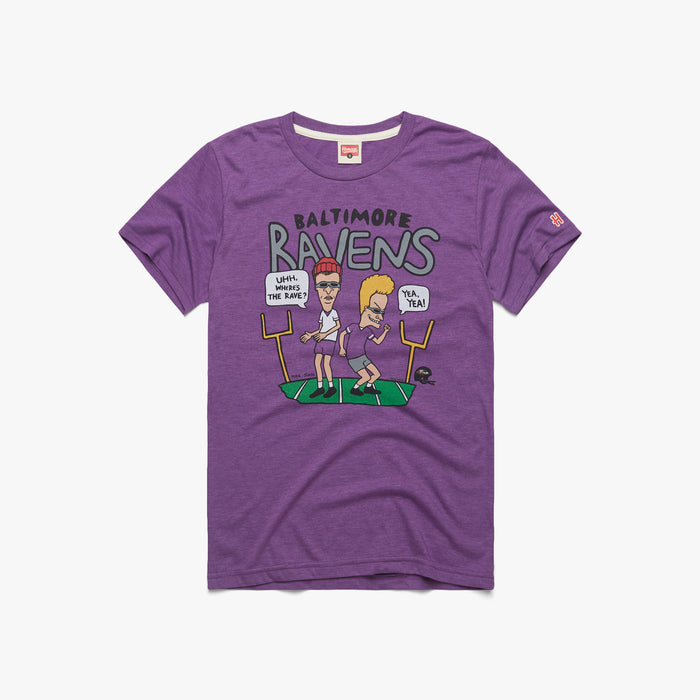 Beavis And Butt-Head X Baltimore Ravens Rave