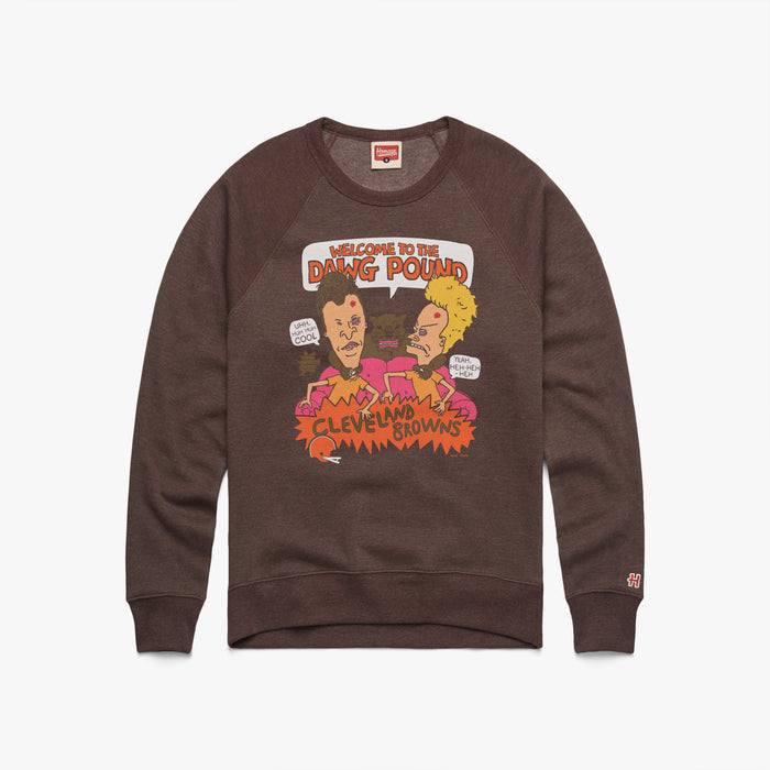 Beavis And Butt-Head X Cleveland Browns Dawg Pound Crewneck