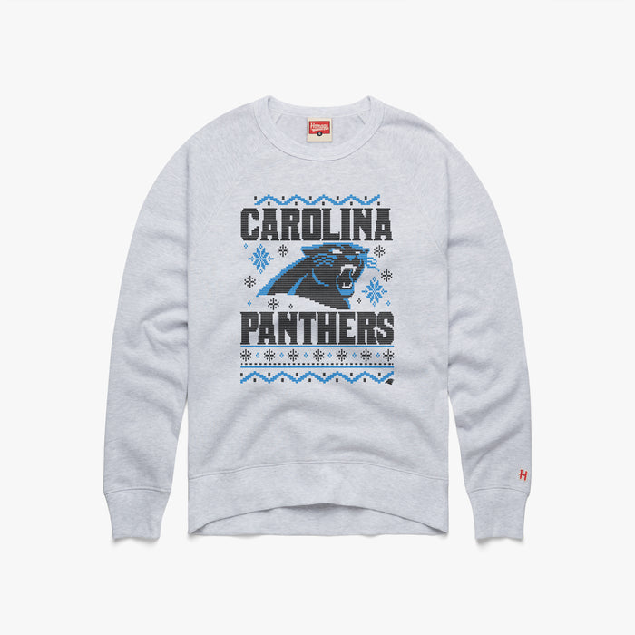 Carolina Panthers Holiday Crewneck