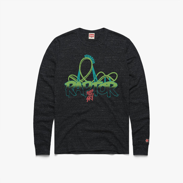 Cedar Point Raptor Rules The Sky Long Sleeve Tee