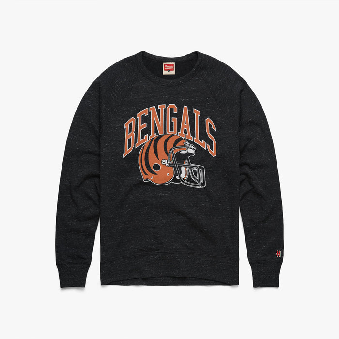 Cincinnati Bengals Helmet Crewneck