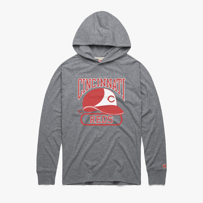 Cincinnati Reds Helmet Lightweight Hoodie