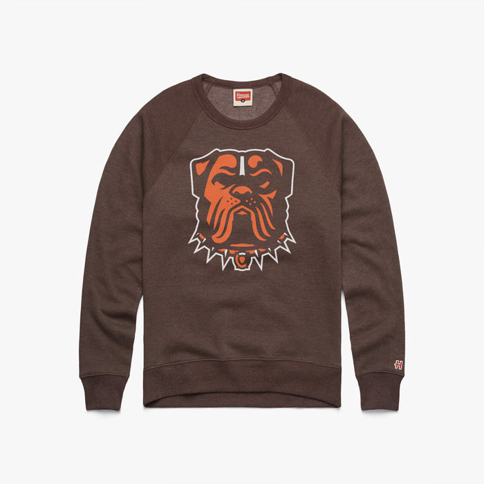 Cleveland Browns Dog Logo Crewneck