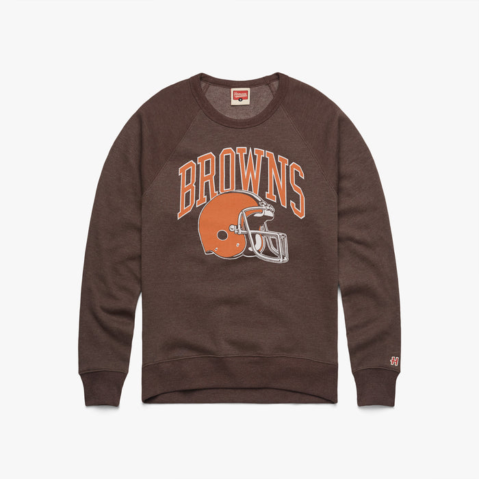 Cleveland Browns Helmet Retro Crewneck