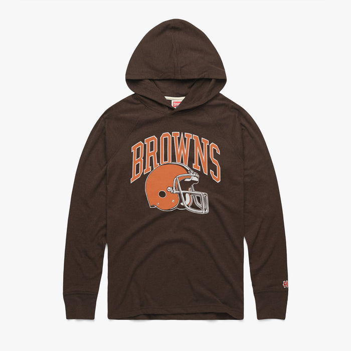 Cleveland Browns Helmet Retro Lightweight Hoodie