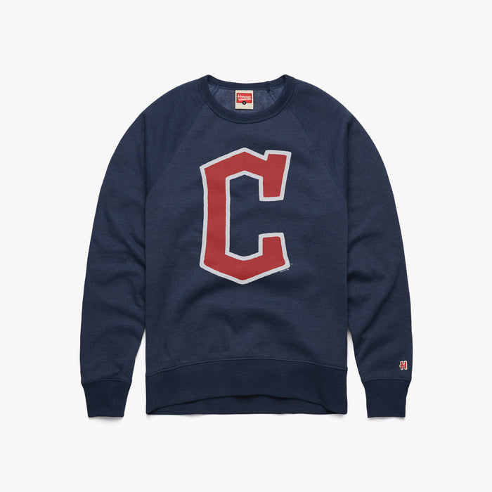 Cleveland Guardians Cap Logo '22 Crewneck