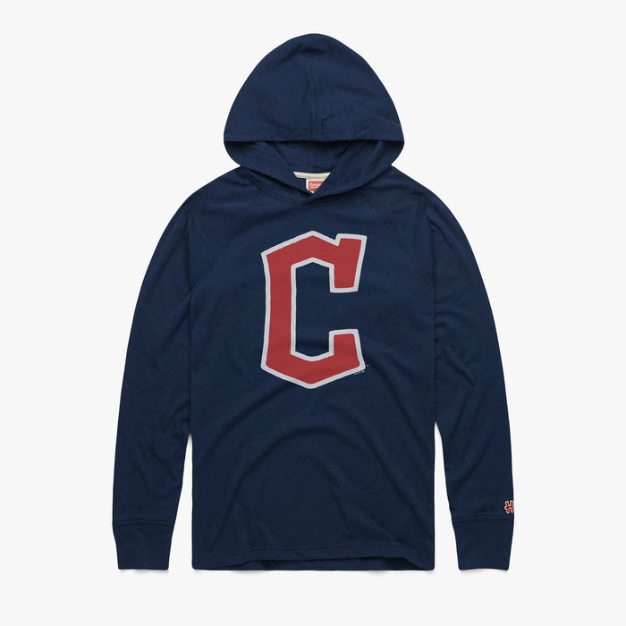 Cleveland Guardians Cap Logo '22 Lightweight Hoodie