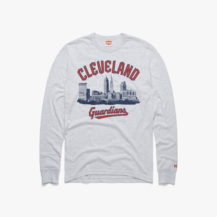 Cleveland Guardians Skyline Long Sleeve Tee