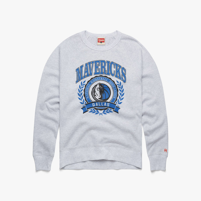 Dallas Mavericks Crest Crewneck