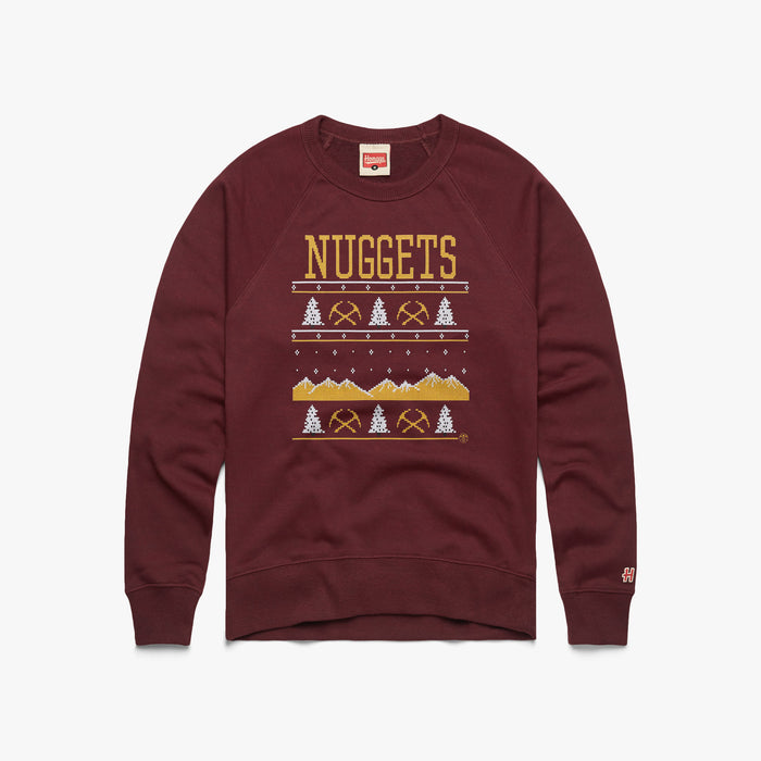 Denver Nuggets Holiday Crewneck