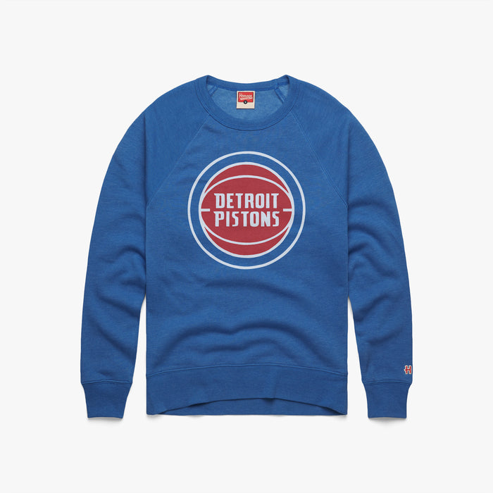 Detroit Pistons Logo Crewneck