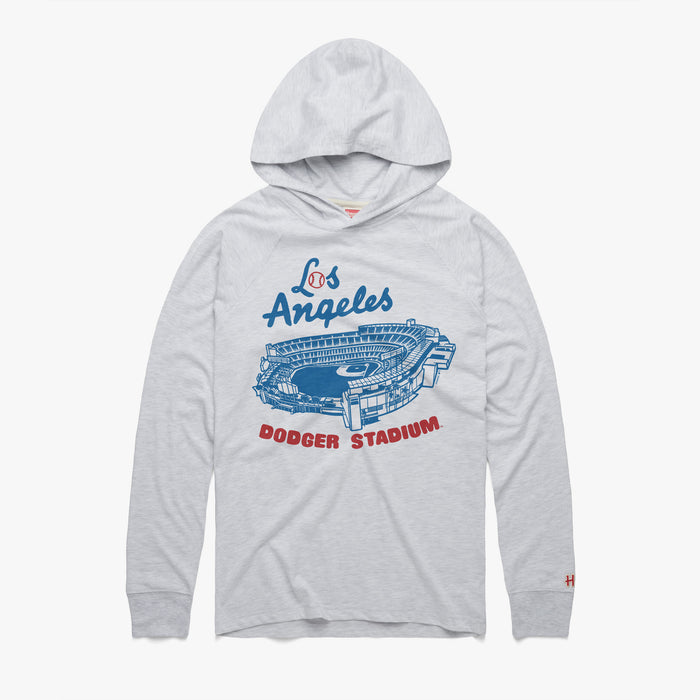 Dodger Stadium Los Angeles Lightweight Hoodie