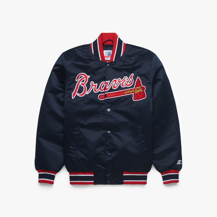 HOMAGE X Starter Braves Heavyweight Satin Jacket