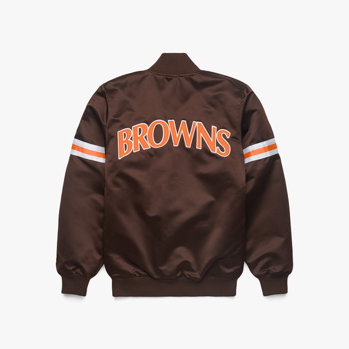 HOMAGE X Starter Browns Heavyweight Satin Jacket