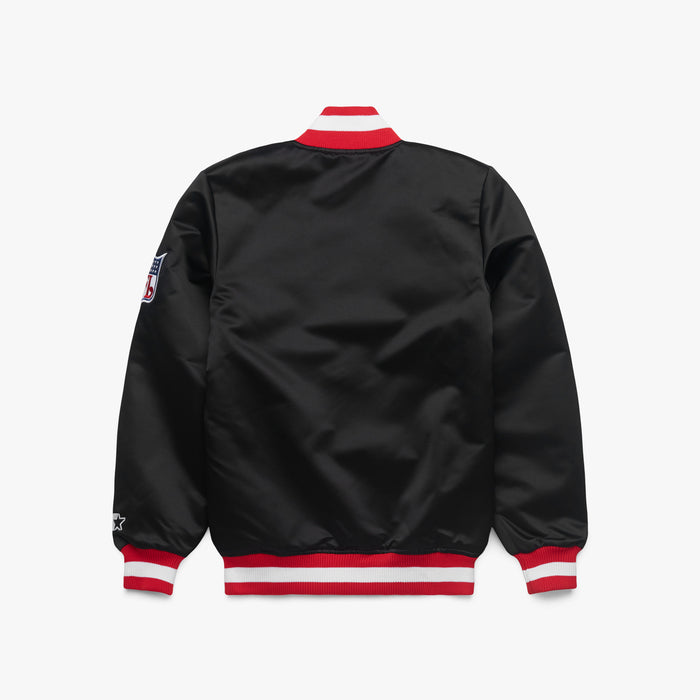 HOMAGE x Starter 49ers Blackout Heavyweight Satin Jacket