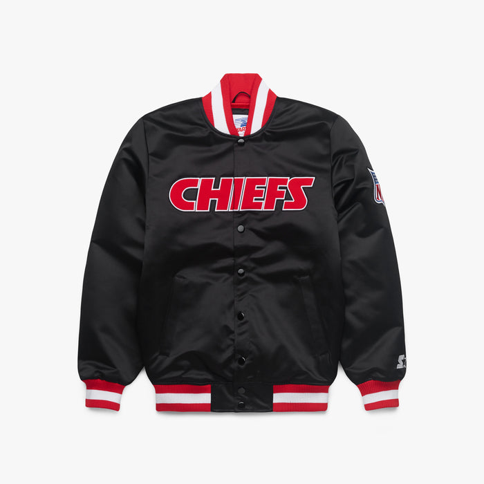 HOMAGE x Starter Chiefs Blackout Heavyweight Satin Jacket