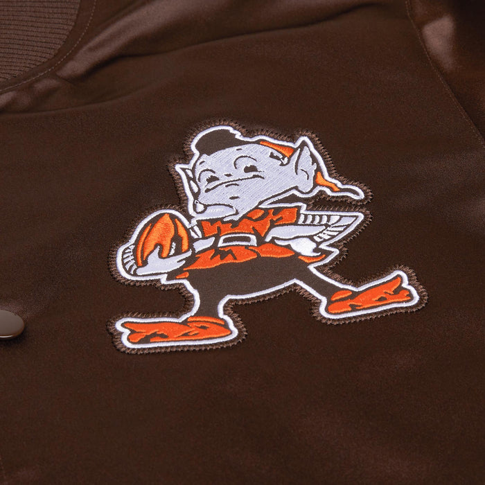 HOMAGE X Starter Browns Heavyweight Satin Jacket