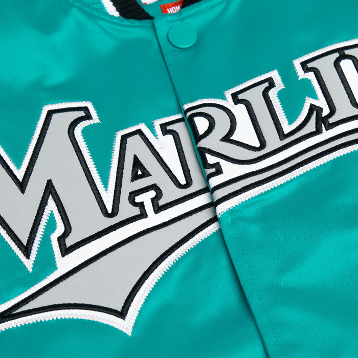 HOMAGE X Starter Marlins Heavyweight Satin Jacket