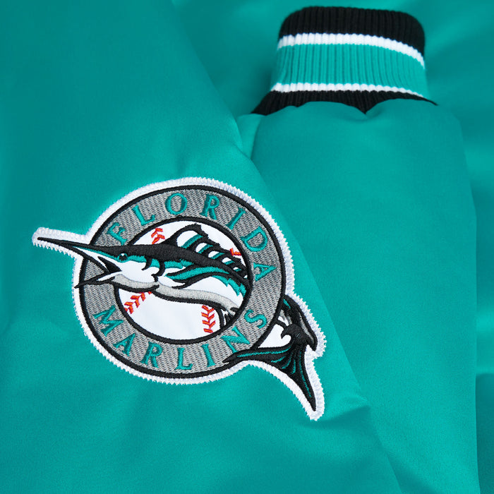 HOMAGE X Starter Marlins Heavyweight Satin Jacket