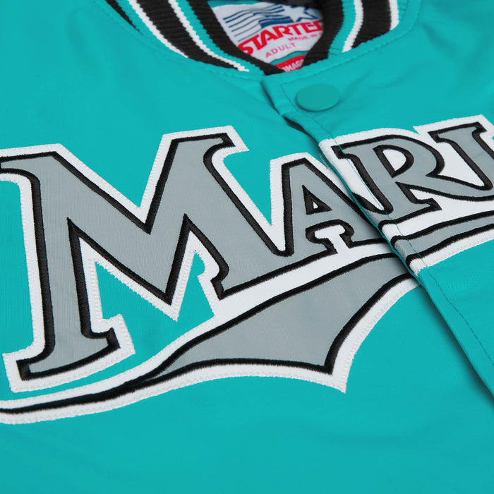 HOMAGE X Starter Marlins Satin Jacket