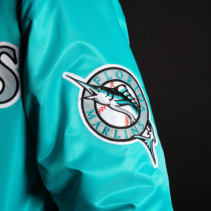 HOMAGE X Starter Marlins Satin Jacket