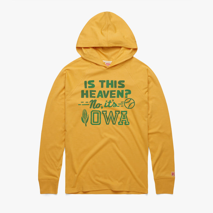 Is This Heaven? No It's Iowa Lightweight Hoodie