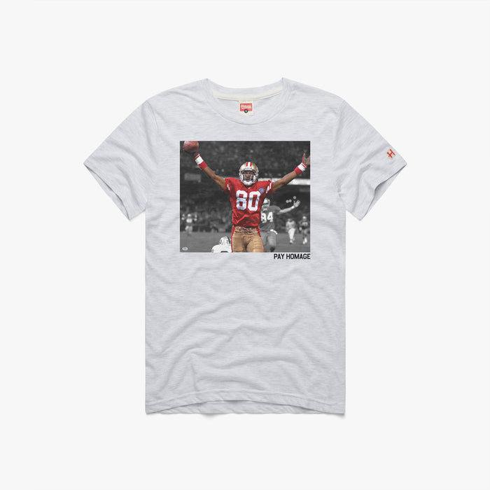 Jerry Rice Pay Homage