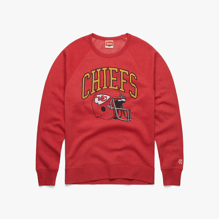 Kansas City Chiefs Helmet Crewneck