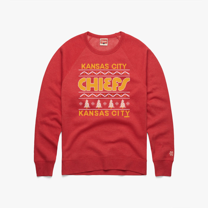 Kansas City Chiefs Holiday Crewneck