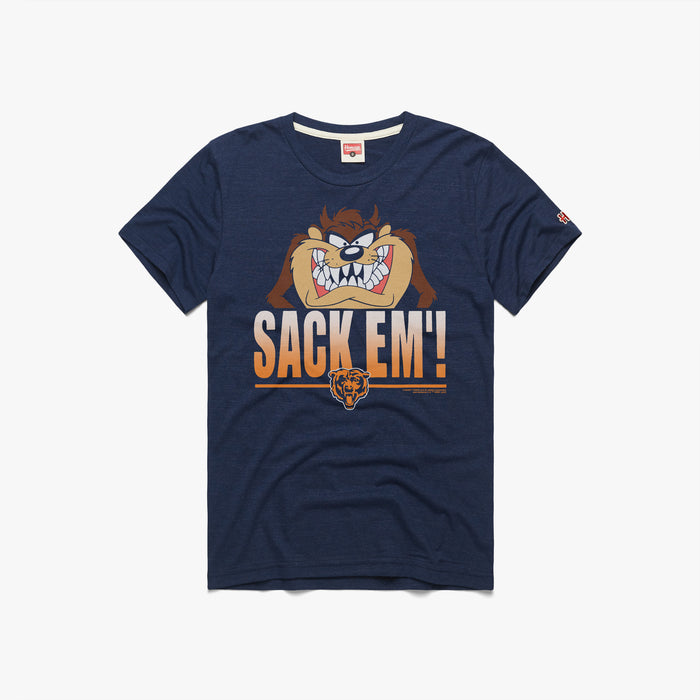 Looney Tunes Taz Sack Em' x Chicago Bears