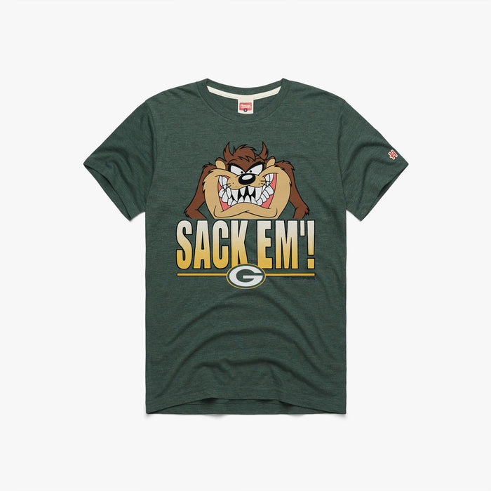 Looney Tunes Taz Sack Em' x Green Bay Packers