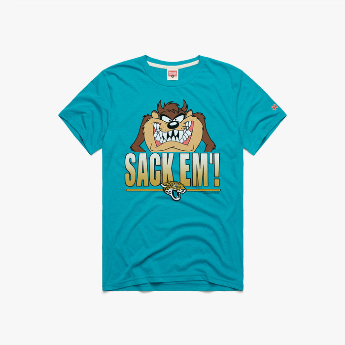 Looney Tunes Taz Sack Em' x Jacksonville Jaguars