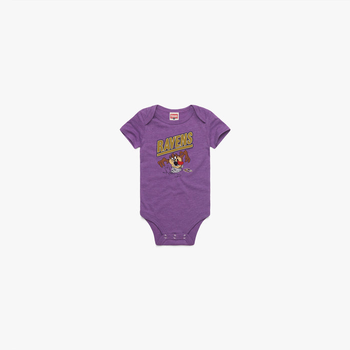 Looney Tunes Taz x Baltimore Ravens Baby One Piece