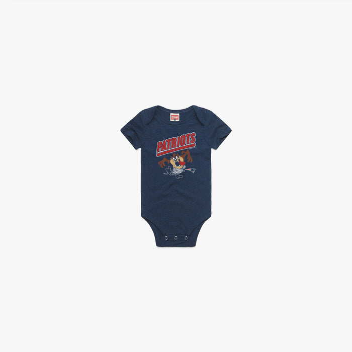 Looney Tunes Taz x New England Patriots Baby One Piece