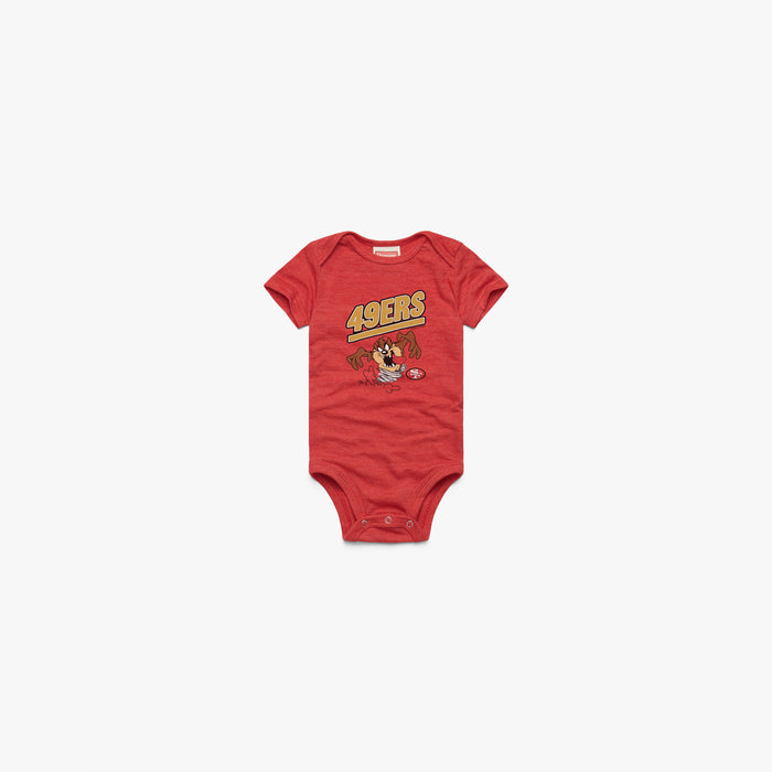 Looney Tunes Taz x San Francisco 49ers Baby One Piece