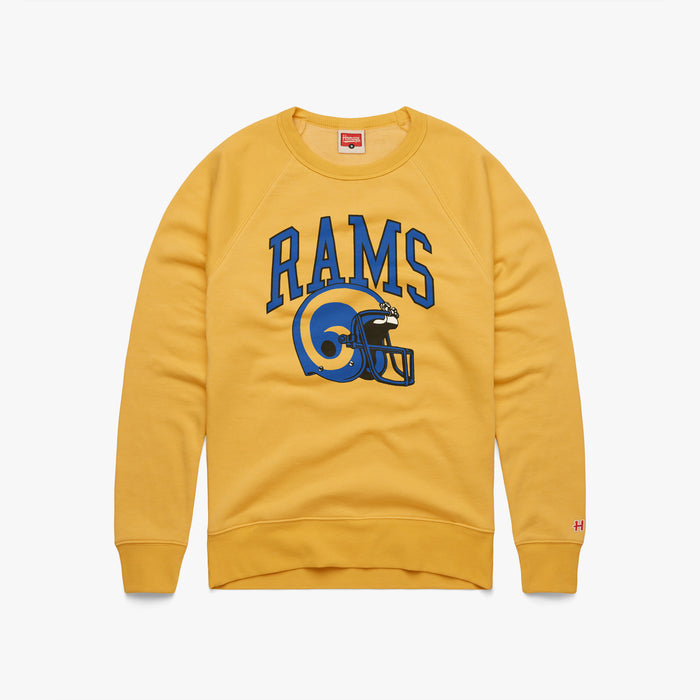 Los Angeles Rams Helmet Retro Crewneck